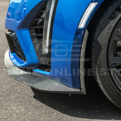2020-24 Cadillac CT5-V Blackwing Front Lip Splitter & Winglets image 12