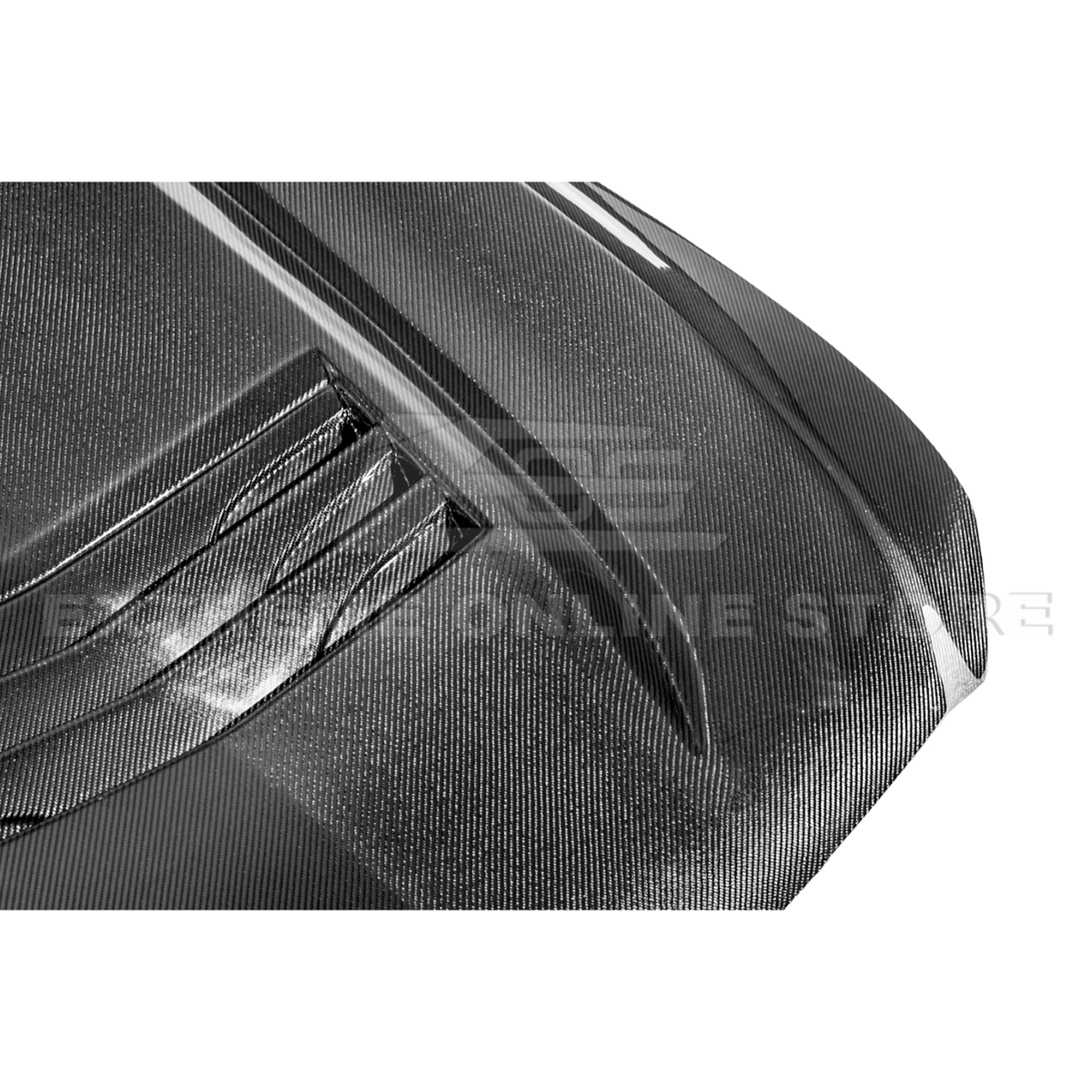 2020-Up Cadillac CT5 V | Blackwing CARBON FIBER Front Bumper Hood Vented Cover image 36