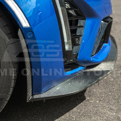 2020-Up Cadillac CT5-V Blackwing CARBON FIBER Front Splitter Side Wheel Arch image 12