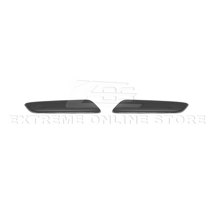 2015-23 Ford Mustang DRY CARBON FIBER Rear Seat Decorative Board Cover image 14