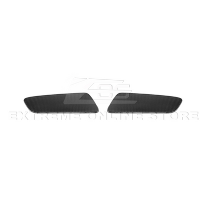 2015-23 Ford Mustang DRY CARBON FIBER Rear Seat Decorative Board Cover image 15