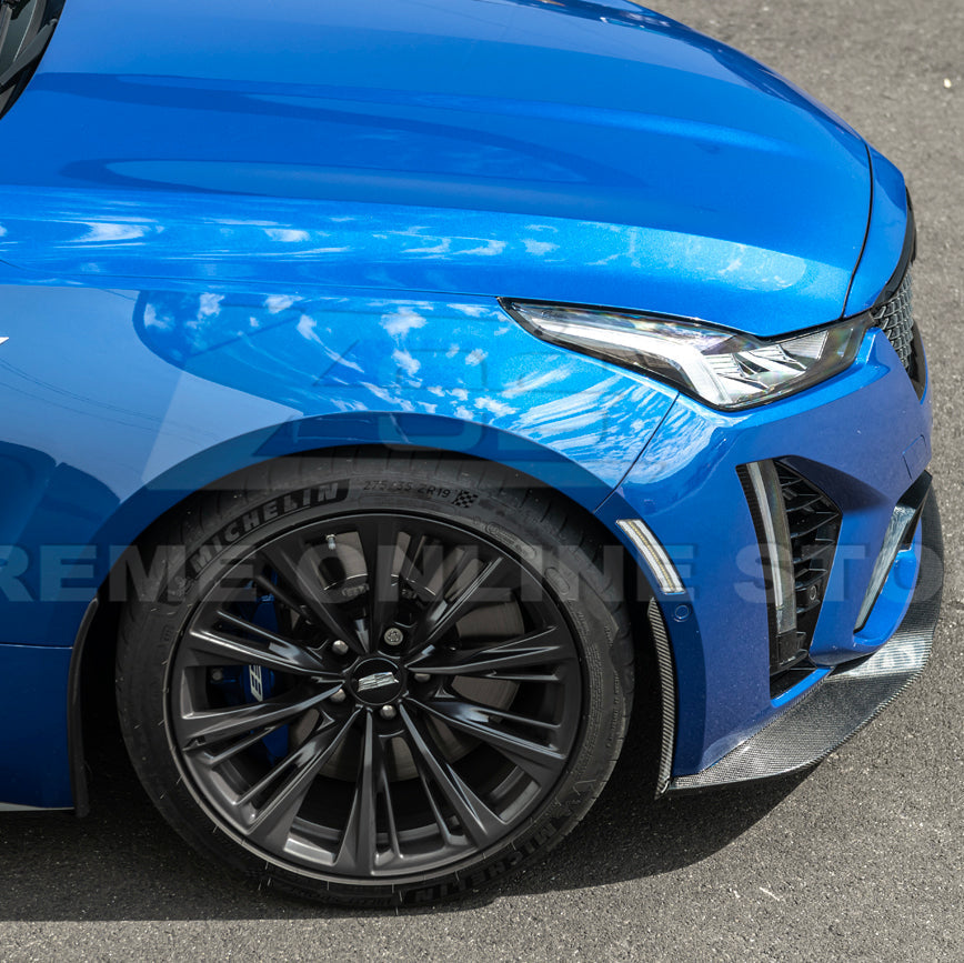 2020-24 Cadillac CT5-V Blackwing Front Lip Splitter & Winglets image 10