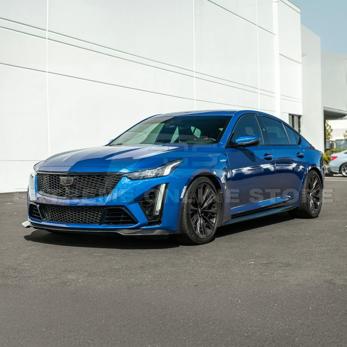 2020-24 Cadillac CT5-V Blackwing Front Lip Splitter & Winglets image 4