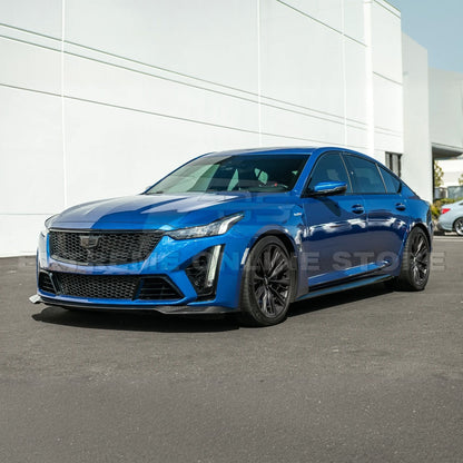 2020-24 Cadillac CT5-V Blackwing Front Lip Splitter & Winglets image 4