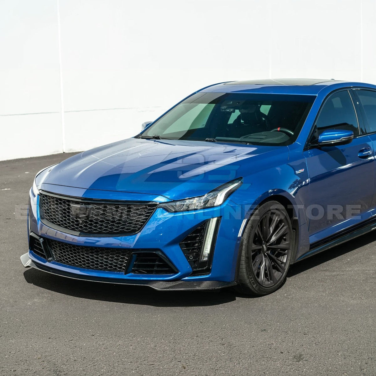 2020-Up Cadillac CT5-V Blackwing CARBON FIBER Front Splitter Side Wheel Arch image 5