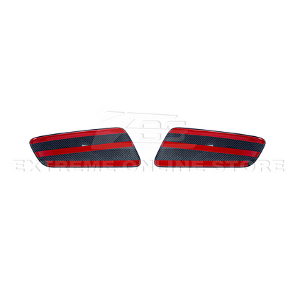 2015-23 Ford Mustang DRY CARBON FIBER Rear Seat Decorative Board Cover image 16