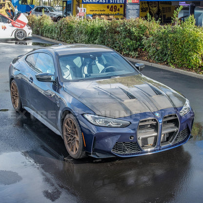 2021-Up BMW G80 M3 | G82 G83 M4 | Vorsteiner Style Carbon Fiber Front Kidney Grille image 4