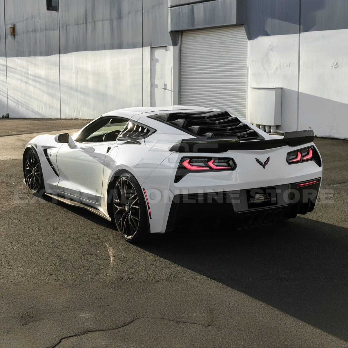 2014-19 Corvette C7 Smoke / Clear Lens Rear Taillight image 26