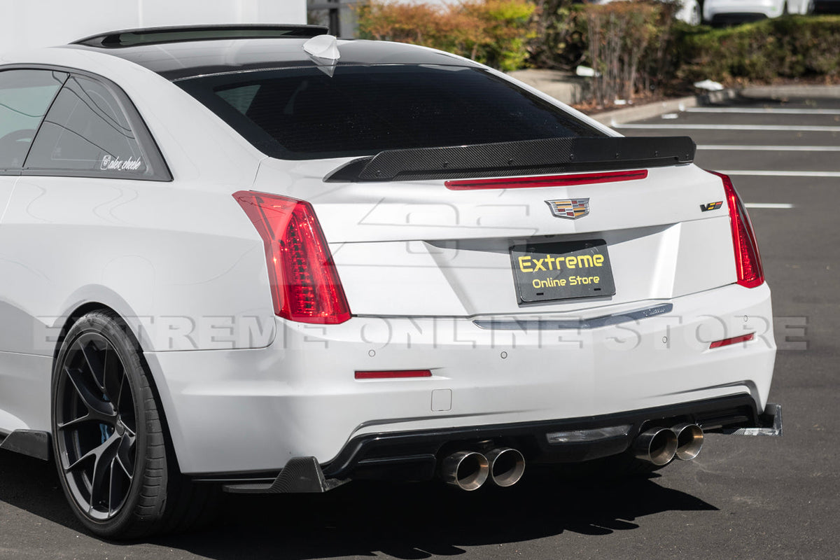 2016-19 ATS-V Coupe Rear Wing Wickerbill Spoiler image 4