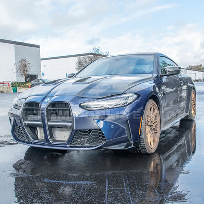 2021-Up BMW G80 M3 | G82 G83 M4 | Vorsteiner Style Carbon Fiber Front Kidney Grille image 5
