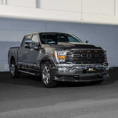 2021-Up Ford F-150 EOS Performance CARBON FIBER 2Pcs Front Bumper Lip Splitter image 8