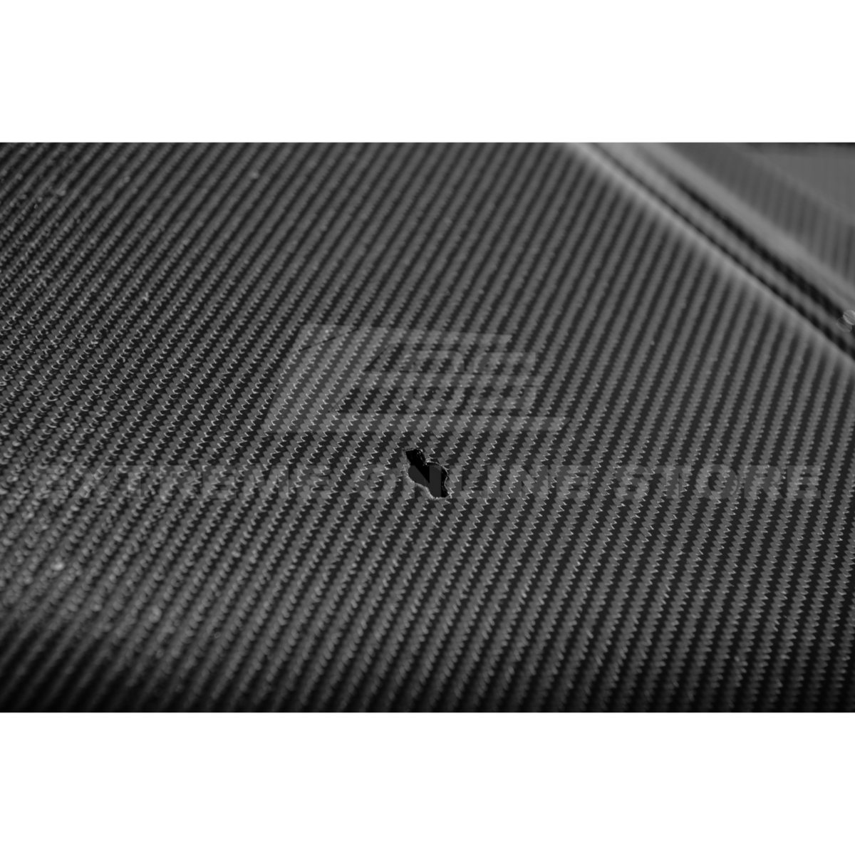 2009-15 Cadillac CTS-V Double Sided CARBON FIBER Middle Vented Front Bumper Hood image 9