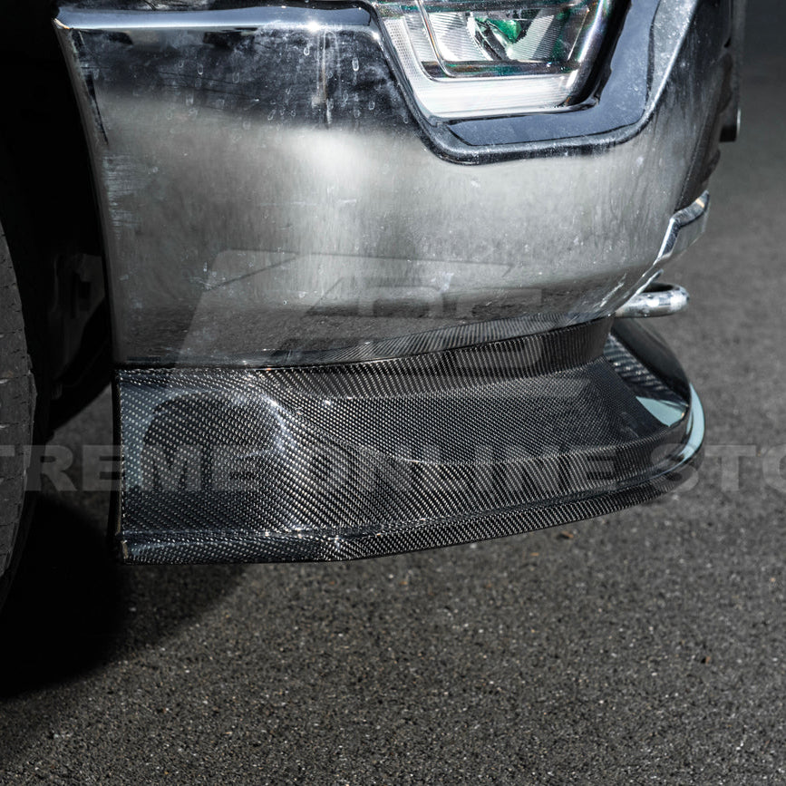 2021-Up Ford F-150 EOS Performance CARBON FIBER 2Pcs Front Bumper Lip Splitter image 12