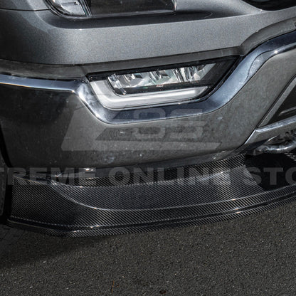 2021-Up Ford F-150 EOS Performance CARBON FIBER 2Pcs Front Bumper Lip Splitter image 13