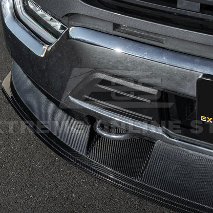 2021-Up Ford F-150 EOS Performance CARBON FIBER 2Pcs Front Bumper Lip Splitter image 15