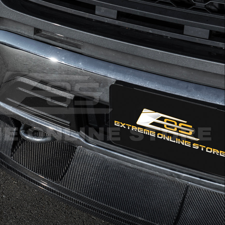 2021-Up Ford F-150 EOS Performance CARBON FIBER 2Pcs Front Bumper Lip Splitter image 16