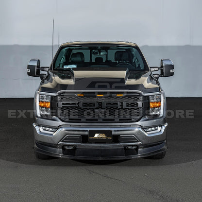 2021-Up Ford F-150 EOS Performance CARBON FIBER 2Pcs Front Bumper Lip Splitter image 7