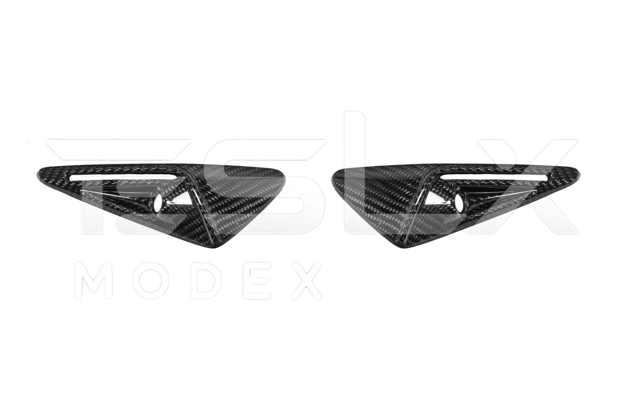 2020-23Tesla Model 3 20-24 Y Carbon Fiber Exterior All Inclusive Camera Covers image 12