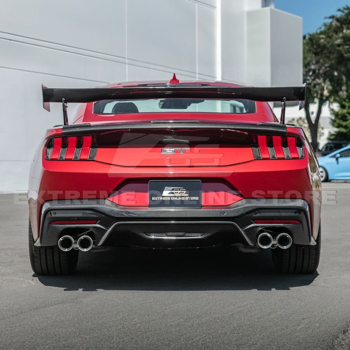 2024-Up Ford Mustang S650 Coupe APR Style Rear High Wing Spoiler image 6
