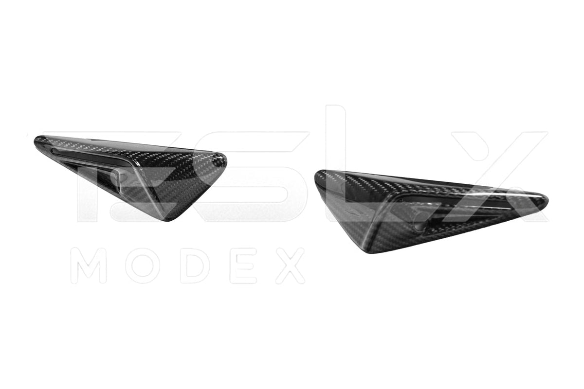 2020-23Tesla Model 3 20-24 Y Carbon Fiber Exterior All Inclusive Camera Covers image 13
