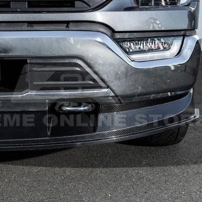 2021-Up Ford F-150 EOS Performance CARBON FIBER 2Pcs Front Bumper Lip Splitter image 18