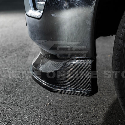 2021-Up Ford F-150 EOS Performance CARBON FIBER 2Pcs Front Bumper Lip Splitter image 21