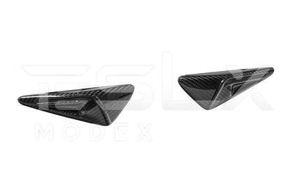 2020-23Tesla Model 3 20-24 Y Carbon Fiber Exterior All Inclusive Camera Covers image 10