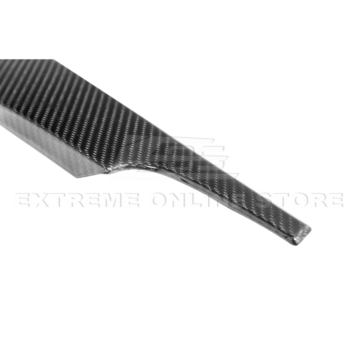 2015-23 Ford Mustang DRY CARBON FIBER Dashboard Lower Trim Cover Pair image 12