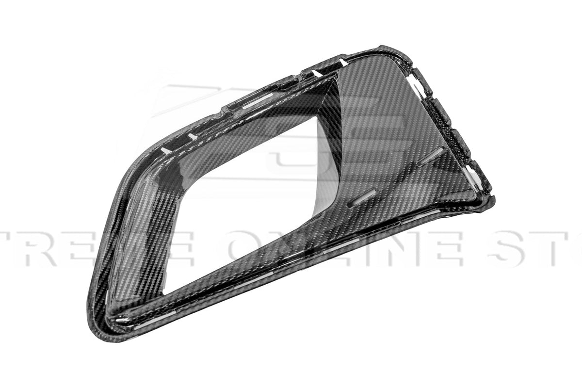 2019-24 Camaro ZL1 1LE Dry Cabon Fiber Front Air Duct Bezels & Canard Dive Planes image 17