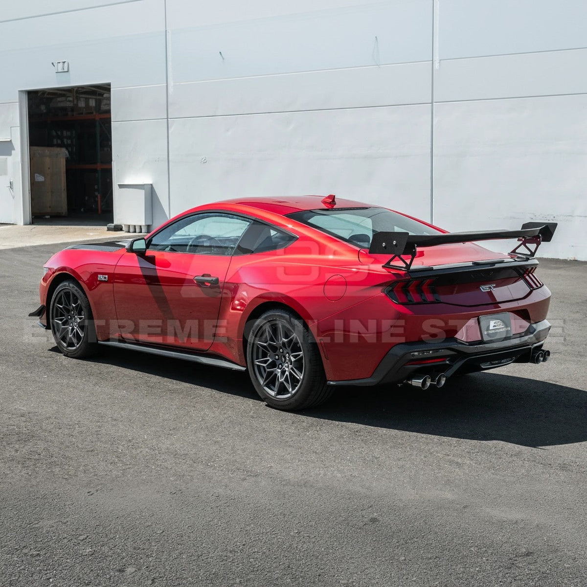2024-Up Ford Mustang S650 Coupe APR Style Rear High Wing Spoiler image 4