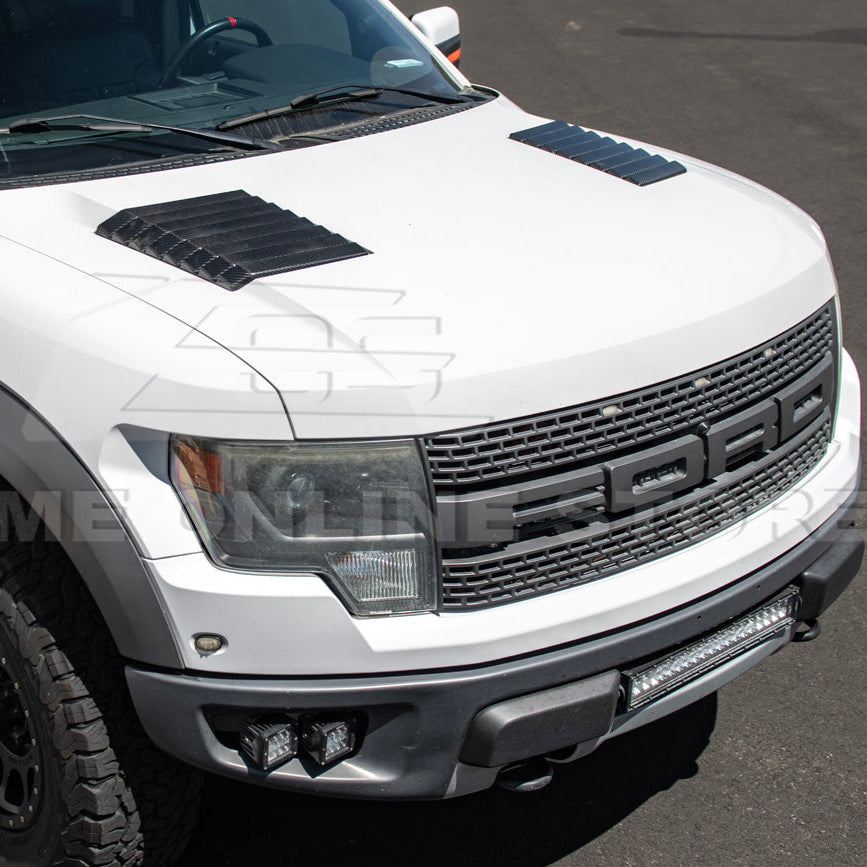 2010-14 Ford F-150 SVT Raptor Carbon Fiber Front Hood Vent image 8