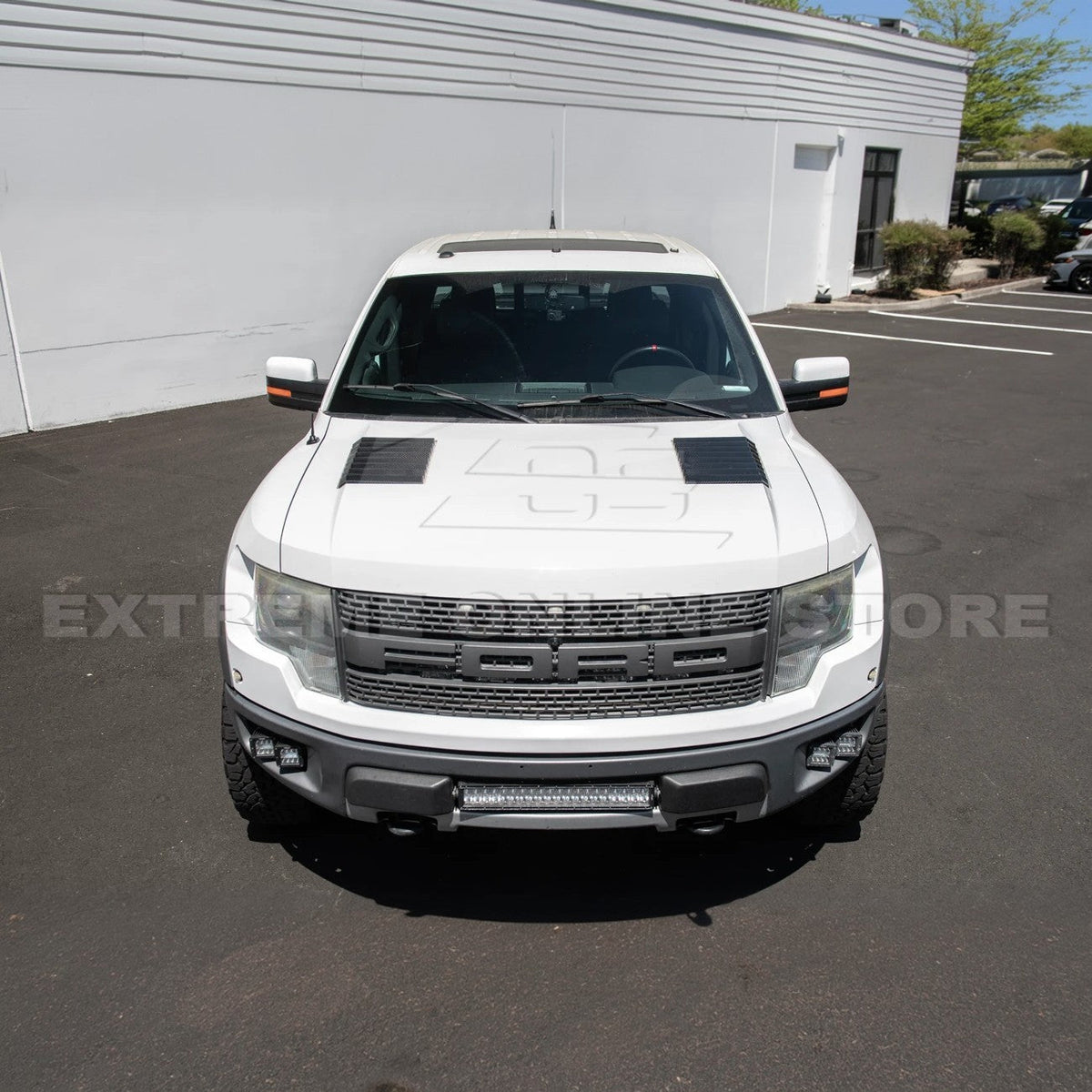 2010-14 Ford F-150 SVT Raptor Carbon Fiber Front Hood Vent image 6