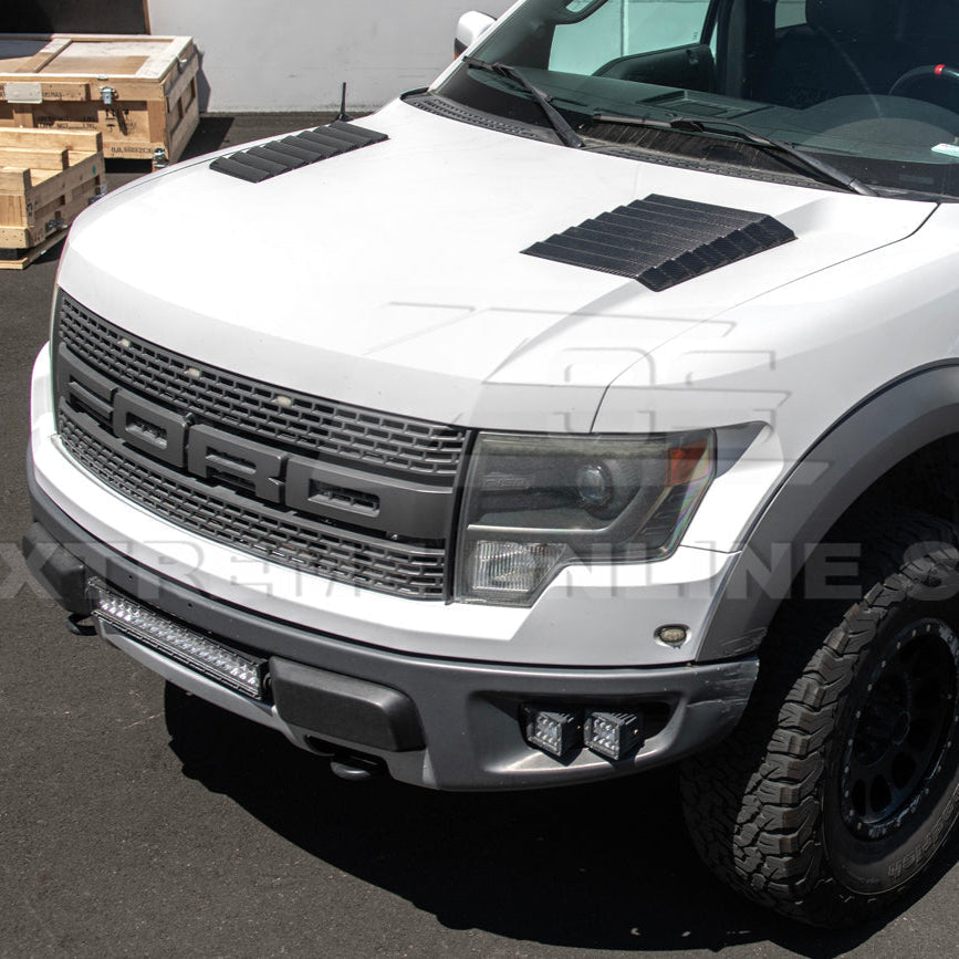 2010-14 Ford F-150 SVT Raptor Carbon Fiber Front Hood Vent image 4