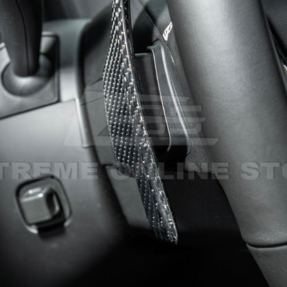 2020-Up Corvette C8 DRY CARBON FIBER Steering Wheel Paddle Shifters Replacement image 12