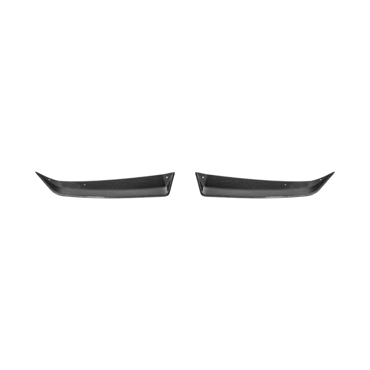 Corvette C8 Z06 DRY CARBON FIBER 1.5" Extended Rear Wing Wickerbill Winglets image 21