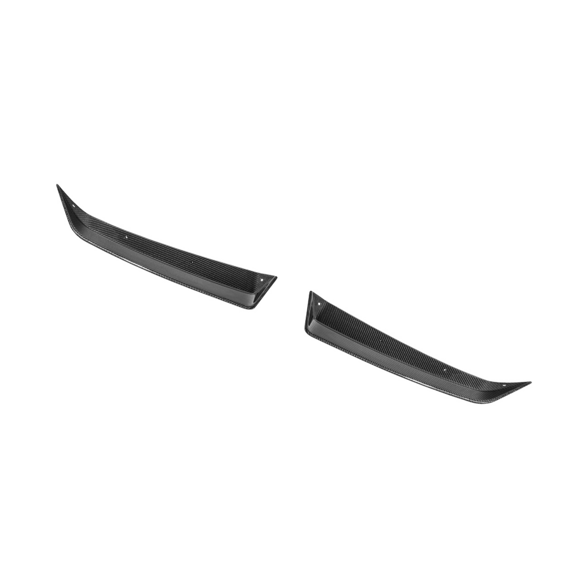Corvette C8 Z06 DRY CARBON FIBER 1.5" Extended Rear Wing Wickerbill Winglets image 23