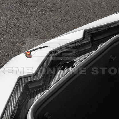 Corvette C8 DRY CARBON FIBER Front Trunk Trim Cover Kit image 21