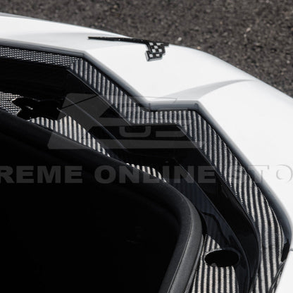 Corvette C8 DRY CARBON FIBER Front Trunk Trim Cover Kit image 23