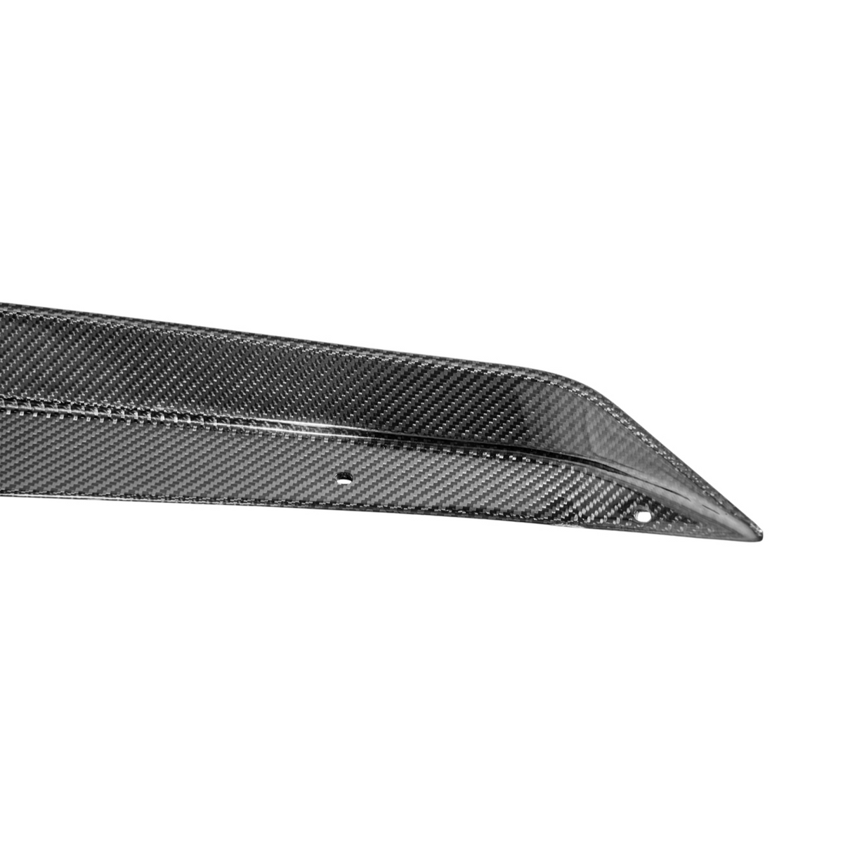 Corvette C8 Z06 DRY CARBON FIBER 1.5" Extended Rear Wing Wickerbill Winglets image 27