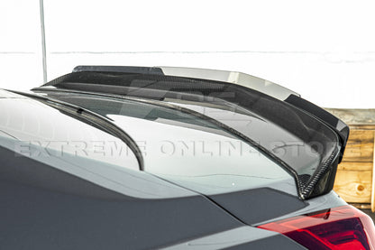 2016-19 Cadillac CTS-V Carbon Fiber Rear Trunk Wing Wickerbill Spoiler image 8