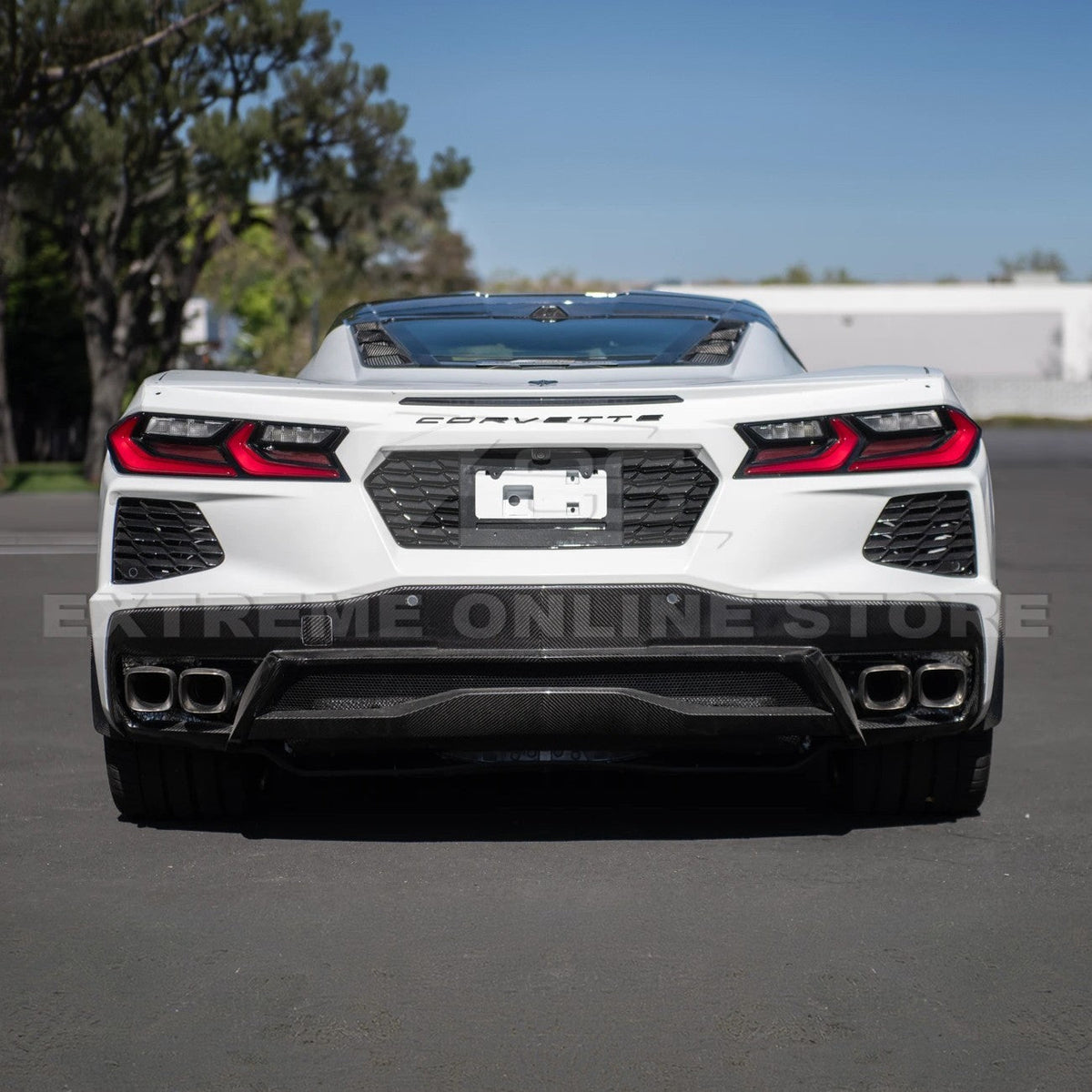 Chevrolet Corvette C8 License Plate Backing image 6