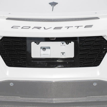 Chevrolet Corvette C8 License Plate Backing image 1