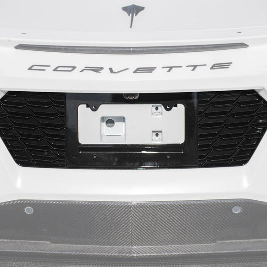 Chevrolet Corvette C8 License Plate Backing image 1
