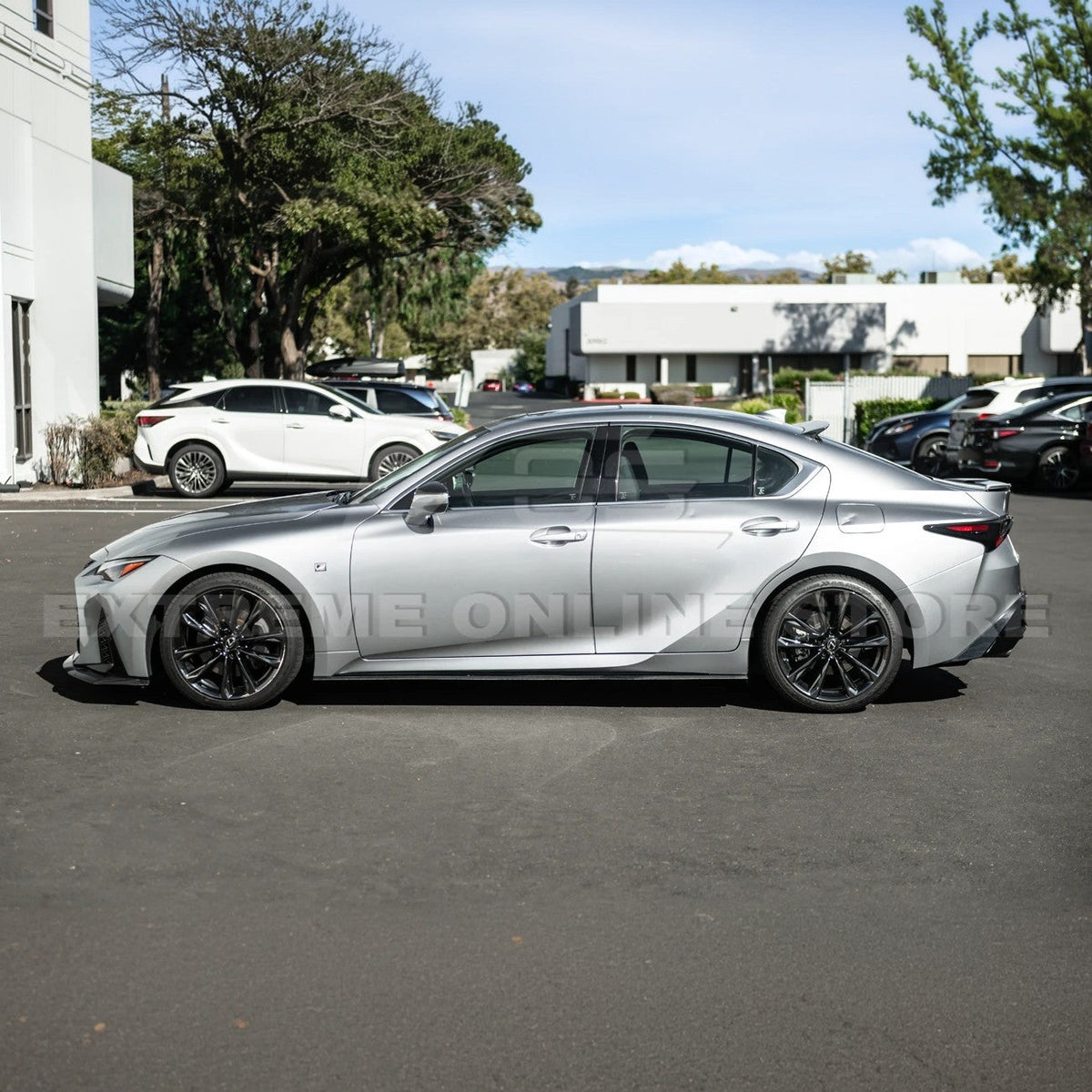 2021-Up Lexus IS Novel Style Side Skirts Panel Extensions image 5
