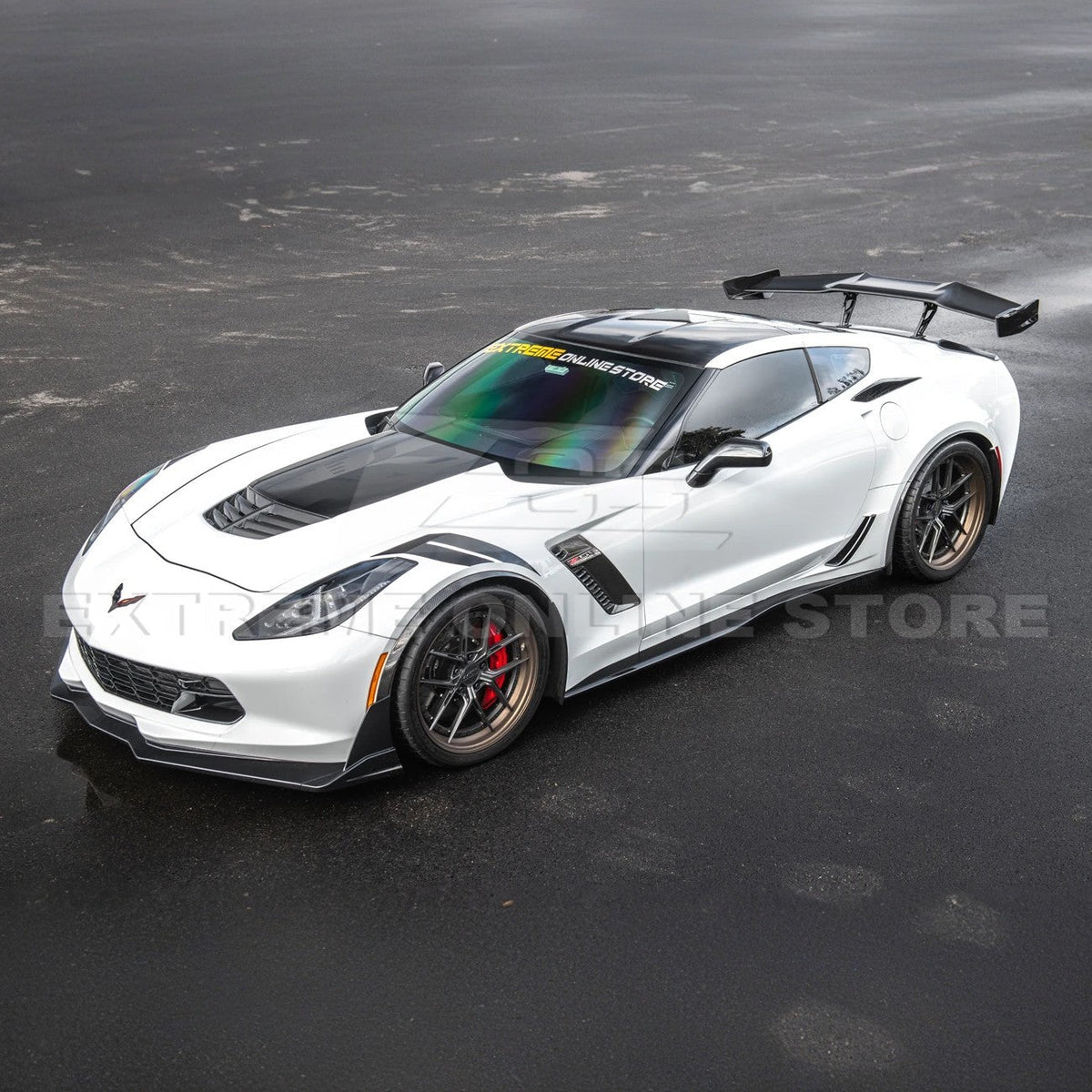 Corvette C7 ZR1 ZTK Conversion Rear Spoiler High Wing image 50