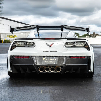 Corvette C7 ZR1 ZTK Conversion Rear Spoiler High Wing image 47