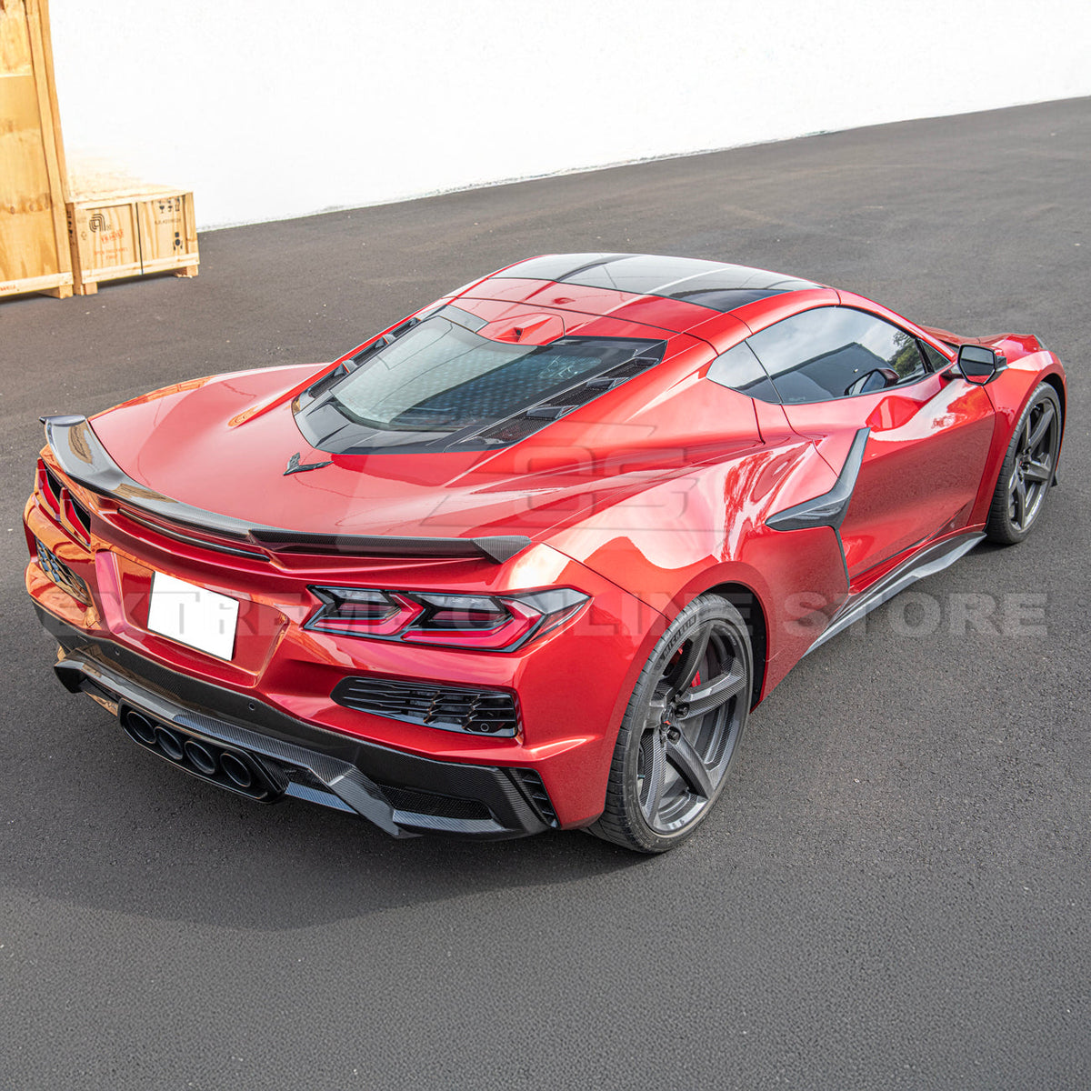 Chevrolet Corvette C8 Z06 Rear Ducktail Spoiler image 6