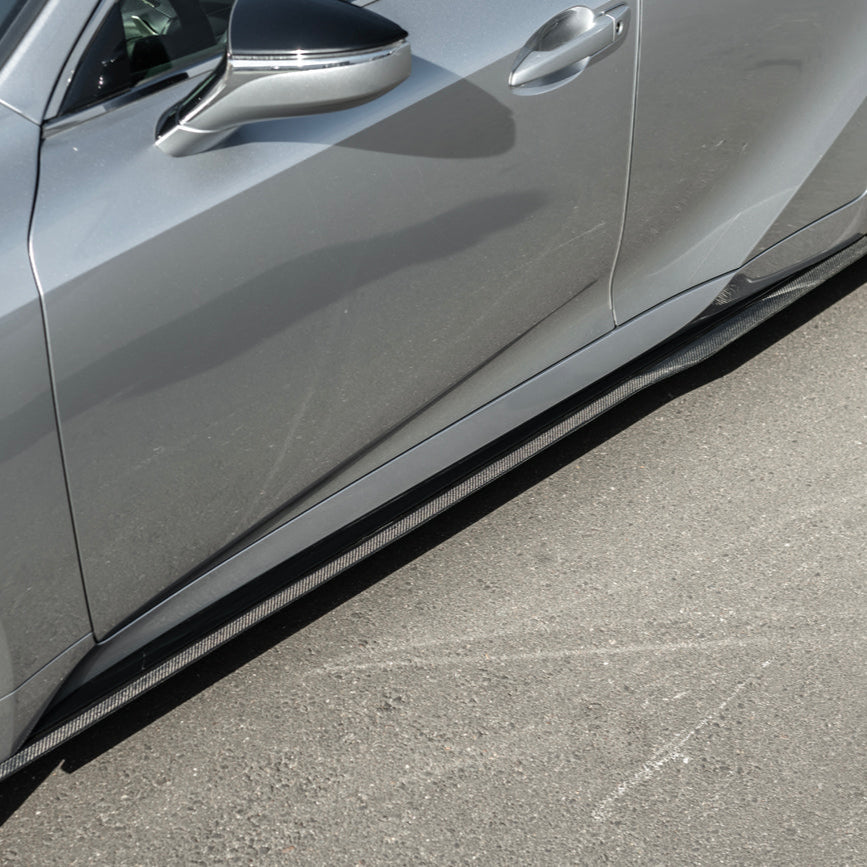 2021-Up Lexus IS Novel Style Side Skirts Panel Extensions image 1