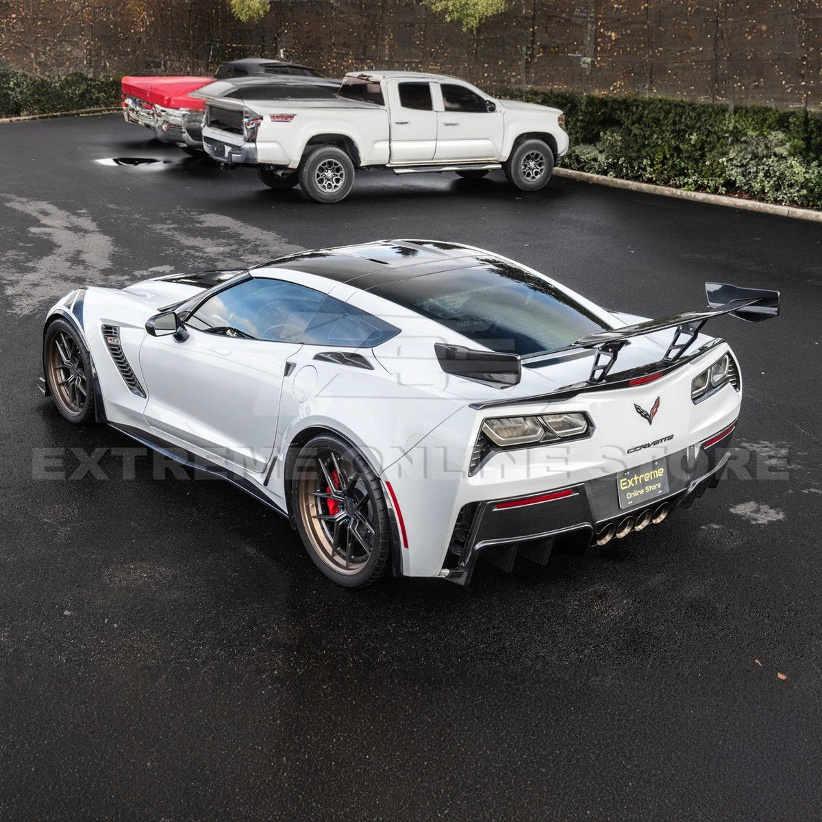 Corvette C7 ZR1 ZTK Conversion Rear Spoiler High Wing image 44