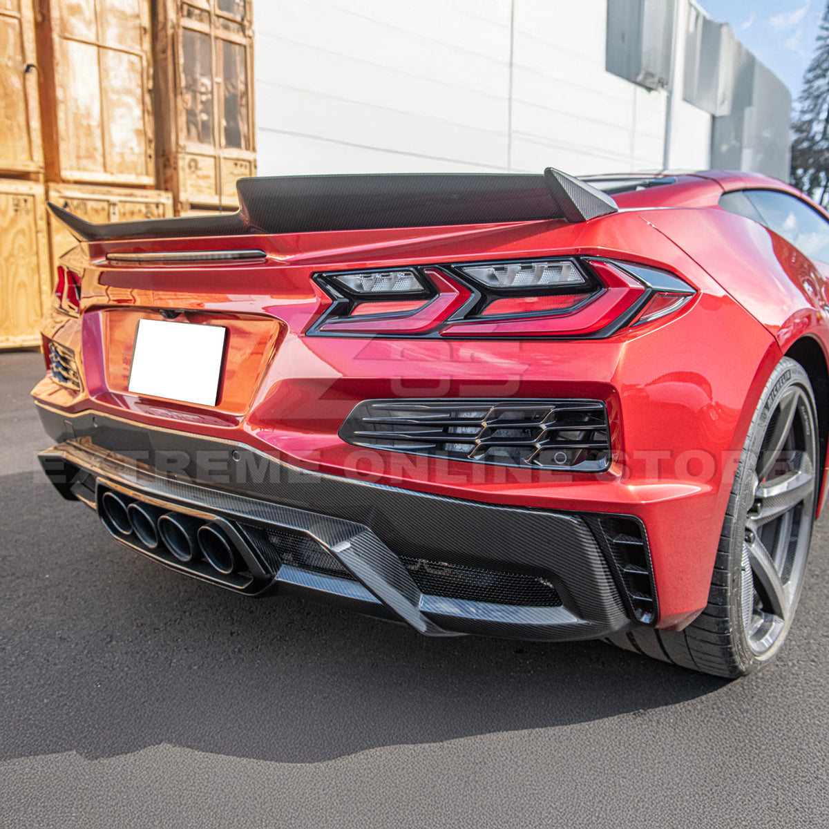 Chevrolet Corvette C8 Z06 Rear Ducktail Spoiler image 8